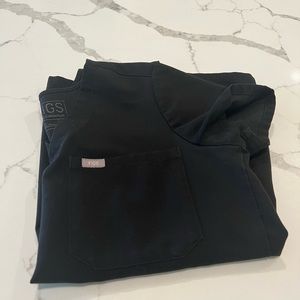 Figs Black Catarina Top XS